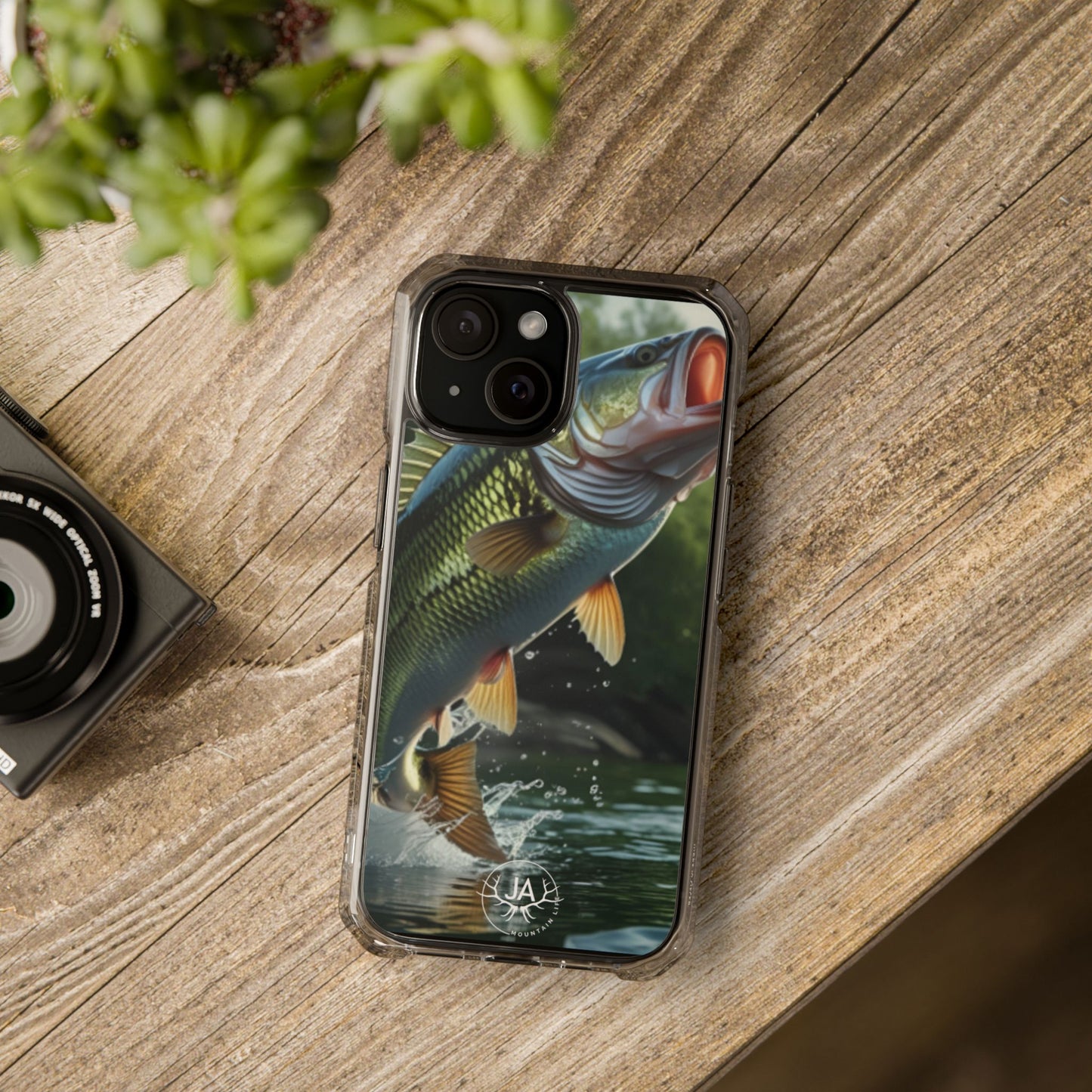 JA "Big Bass Fish'N" iPhone Case