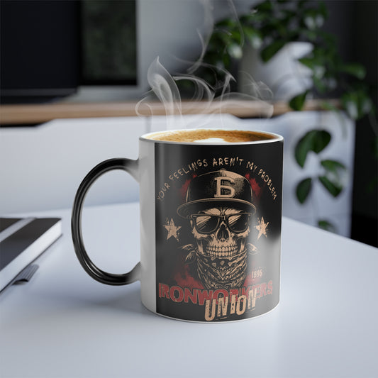 Color Morphing JA "Ironworkers Union" Mug