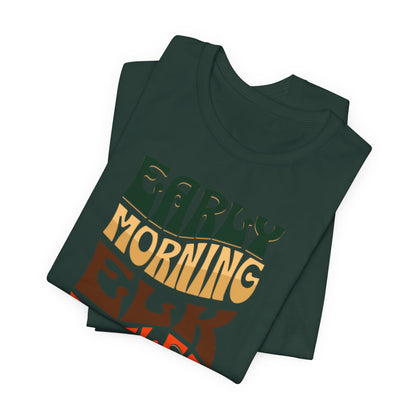 JA Early Morning Elk Bugles T-Shirt