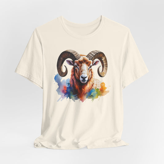 JA Watercolor Big Horn T-Shirt