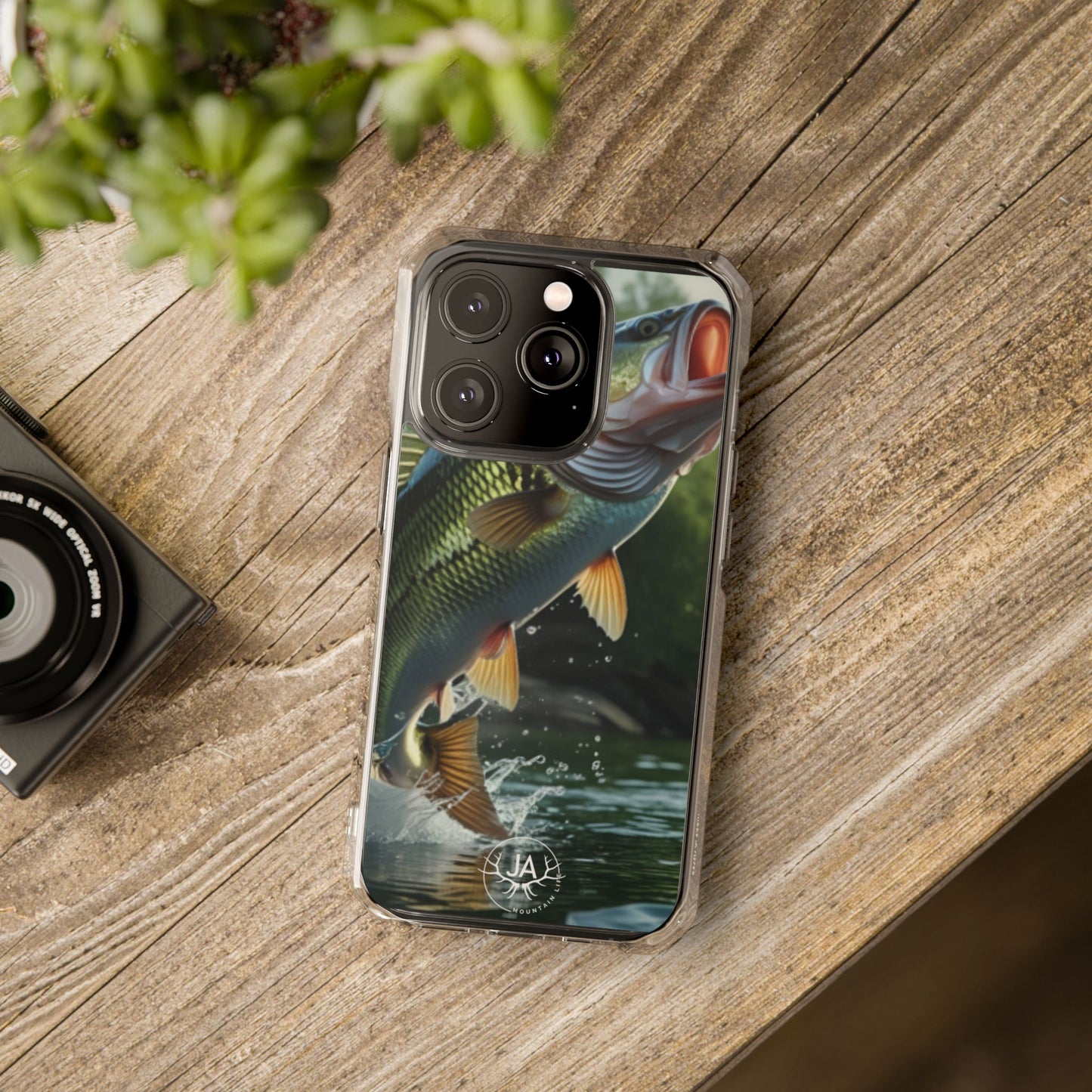JA "Big Bass Fish'N" iPhone Case