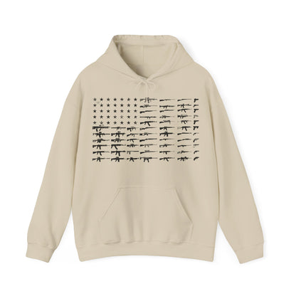 JA American Flag "Gun" Hoodie