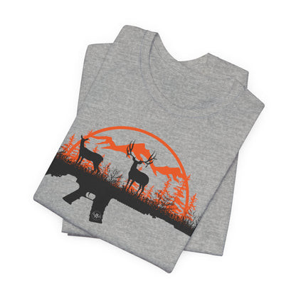 JA Muley rifle Short Sleeve Tee