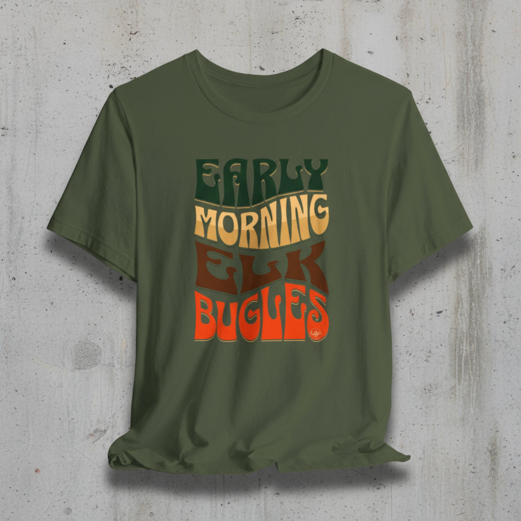 JA Early Morning Elk Bugles T-Shirt