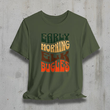 JA Early Morning Elk Bugles T-Shirt