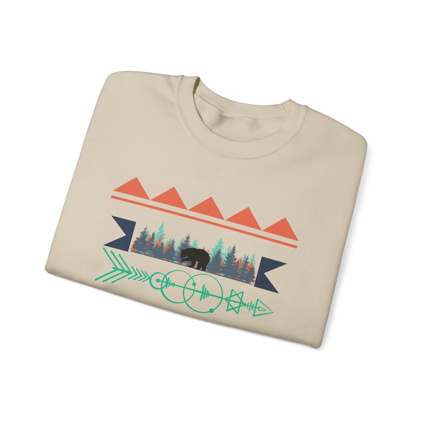 Bear Tribal Crewneck Sweatshirt