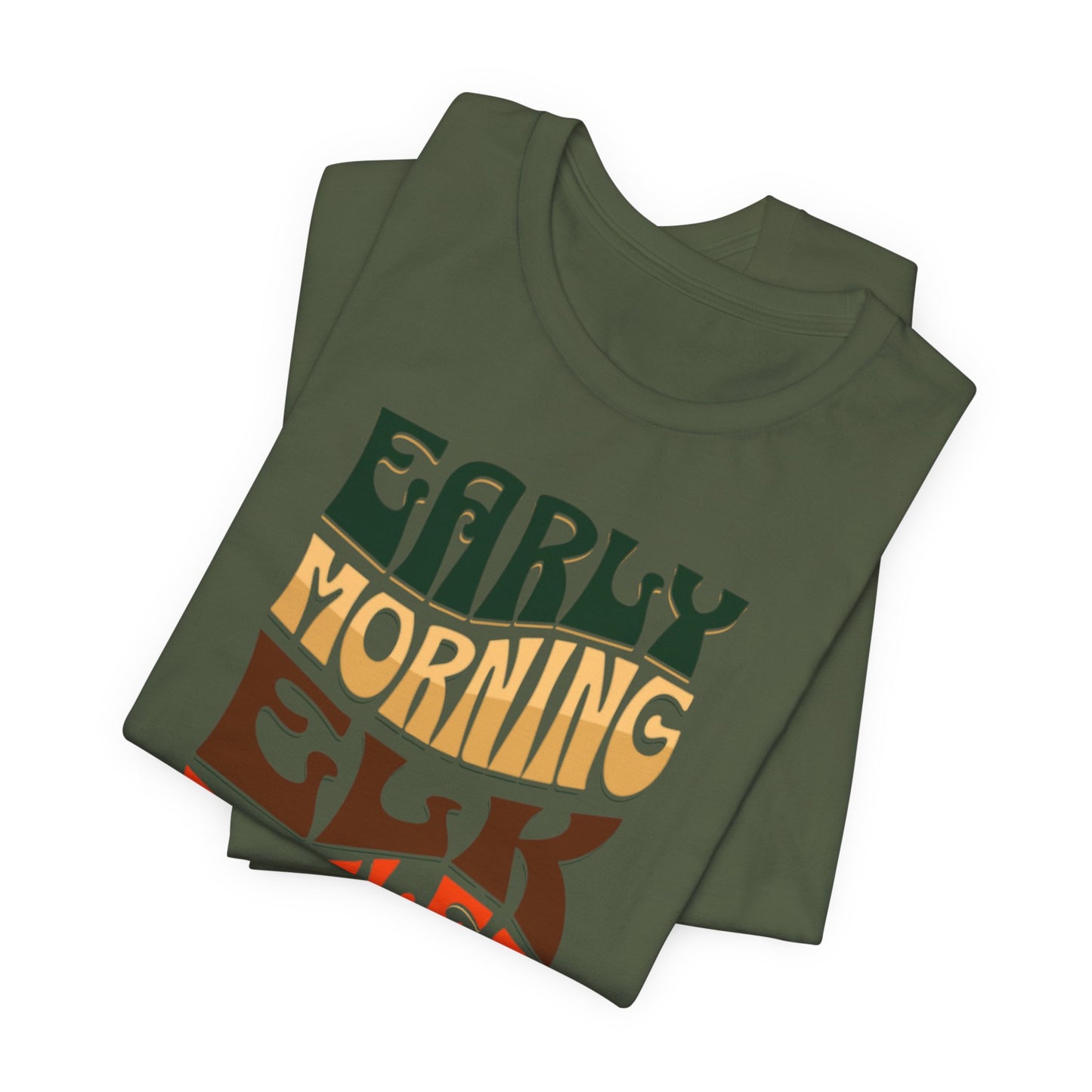 JA Early Morning Elk Bugles T-Shirt