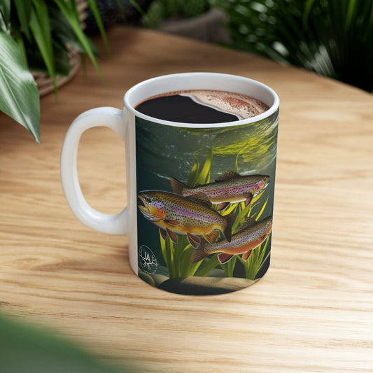 JA Trout Ceramic Mug 11oz