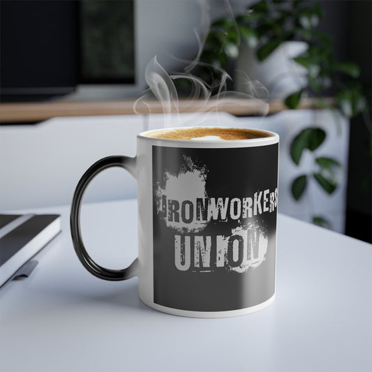 JA Color Morphing "Ironworkers Union" Mug