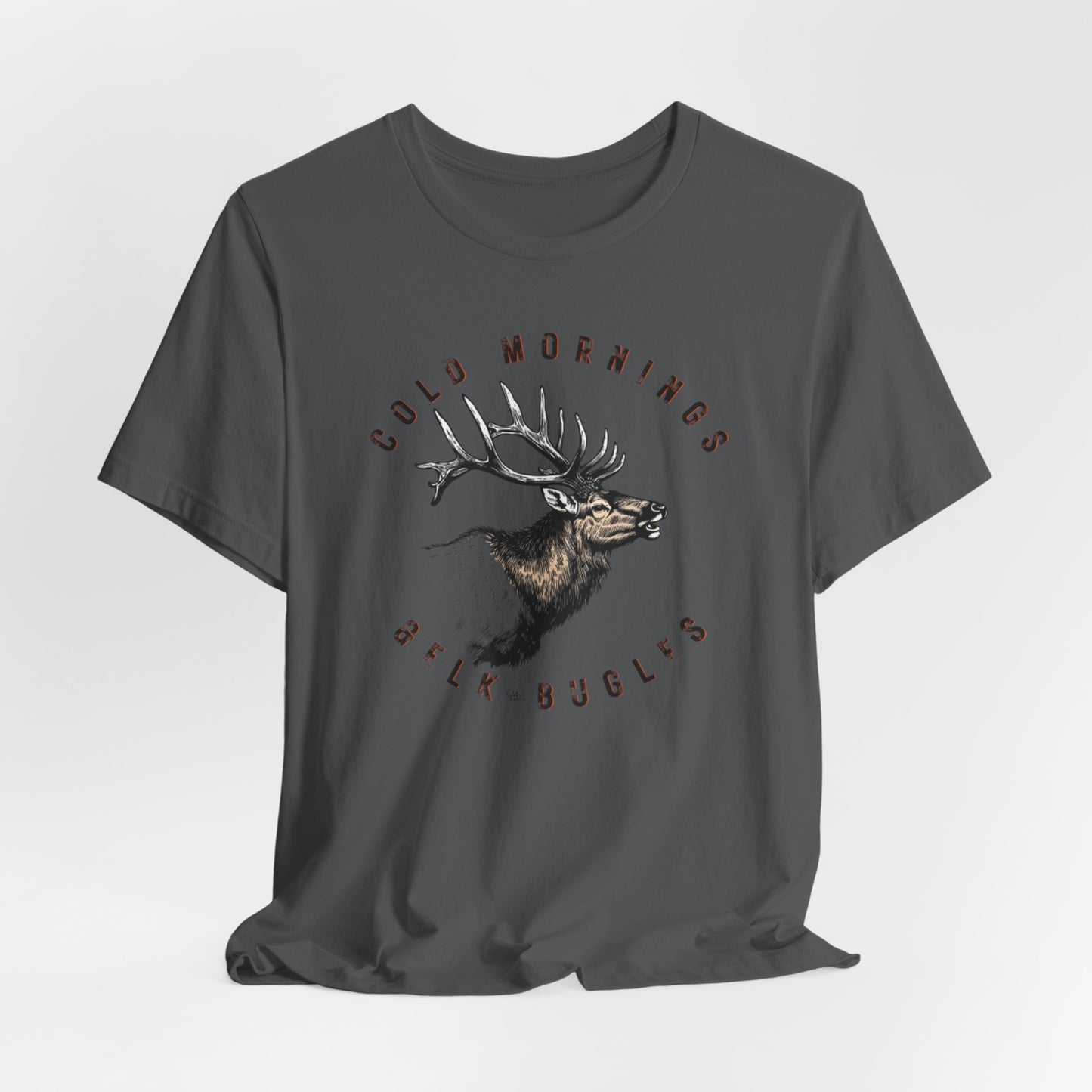 JA Cold Mornings & Elk Bugles T-Shirt