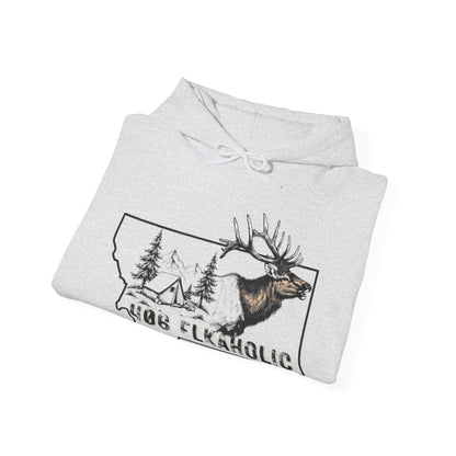JA 406-Elkaholic Hooded Sweatshirt