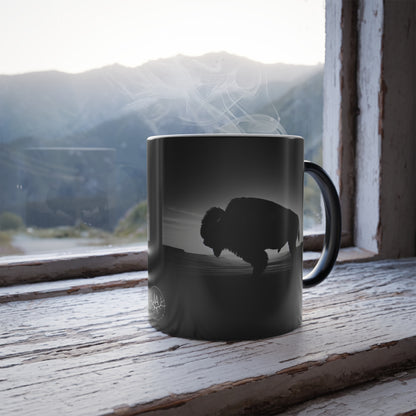 Color Morphing Lone Bull Mug