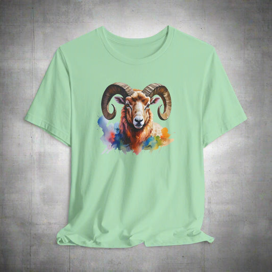JA Watercolor Big Horn T-Shirt