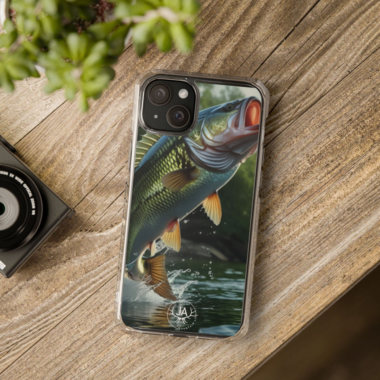 JA "Big Bass Fish'N" iPhone Case