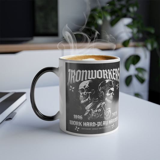 JA Color Morphing "Ironworkers Union" Mug