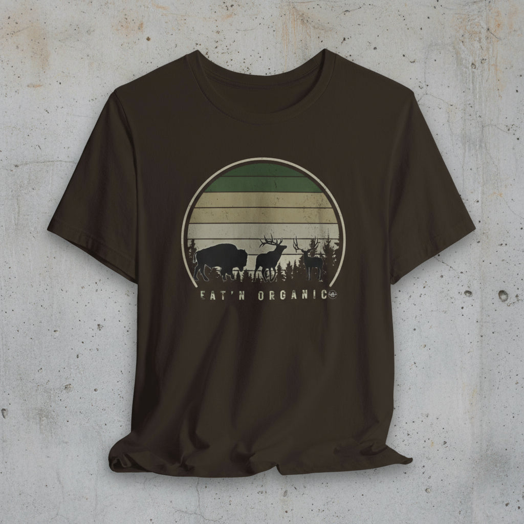 JA EAT'N ORGANIC Bison, ELK, Muley T-Shirt