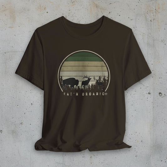 JA EAT'N ORGANIC Bison, ELK, Muley T-Shirt