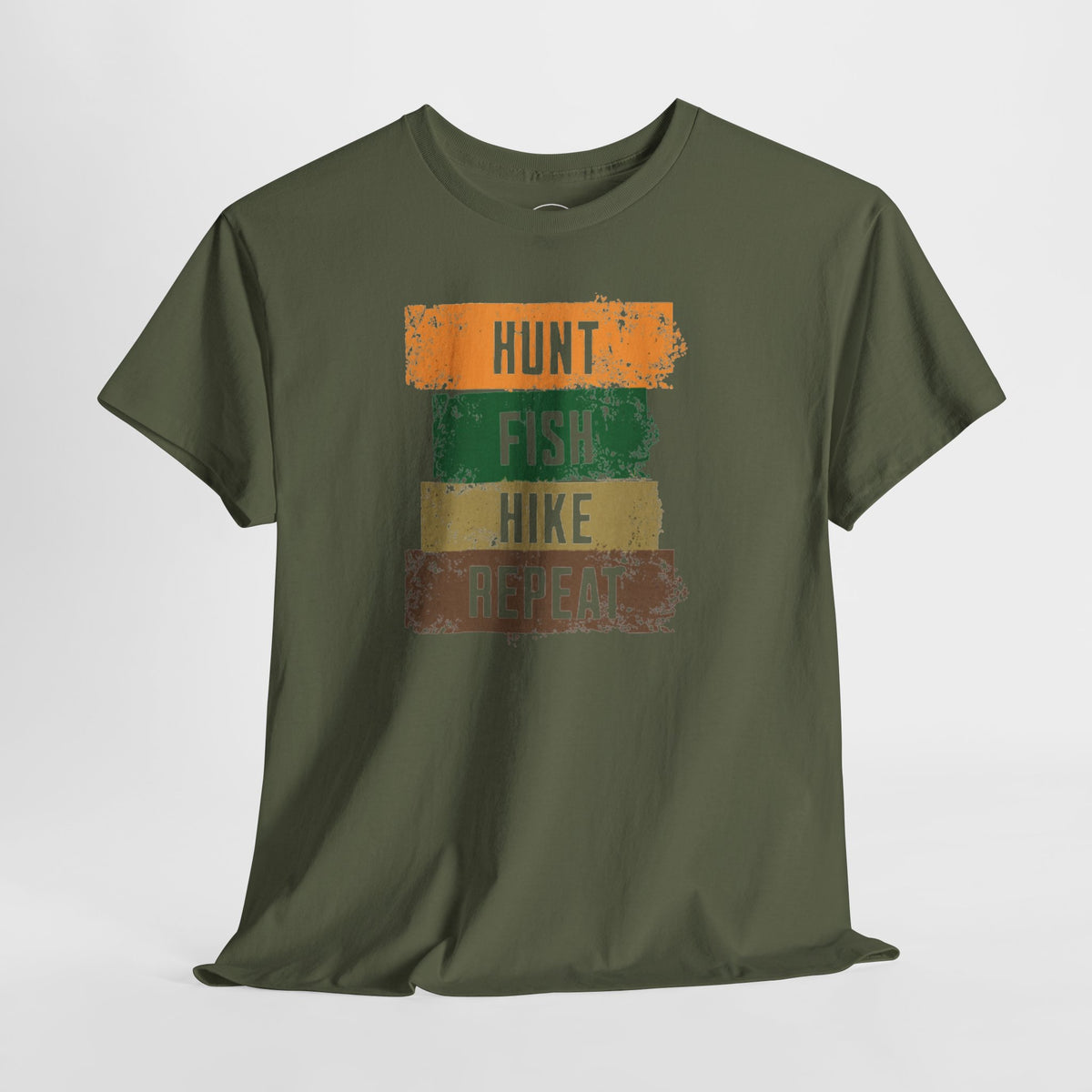 JA Hunt, Fish, Hike, Repeat T-Shirt