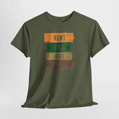 JA Hunt, Fish, Hike, Repeat T-Shirt