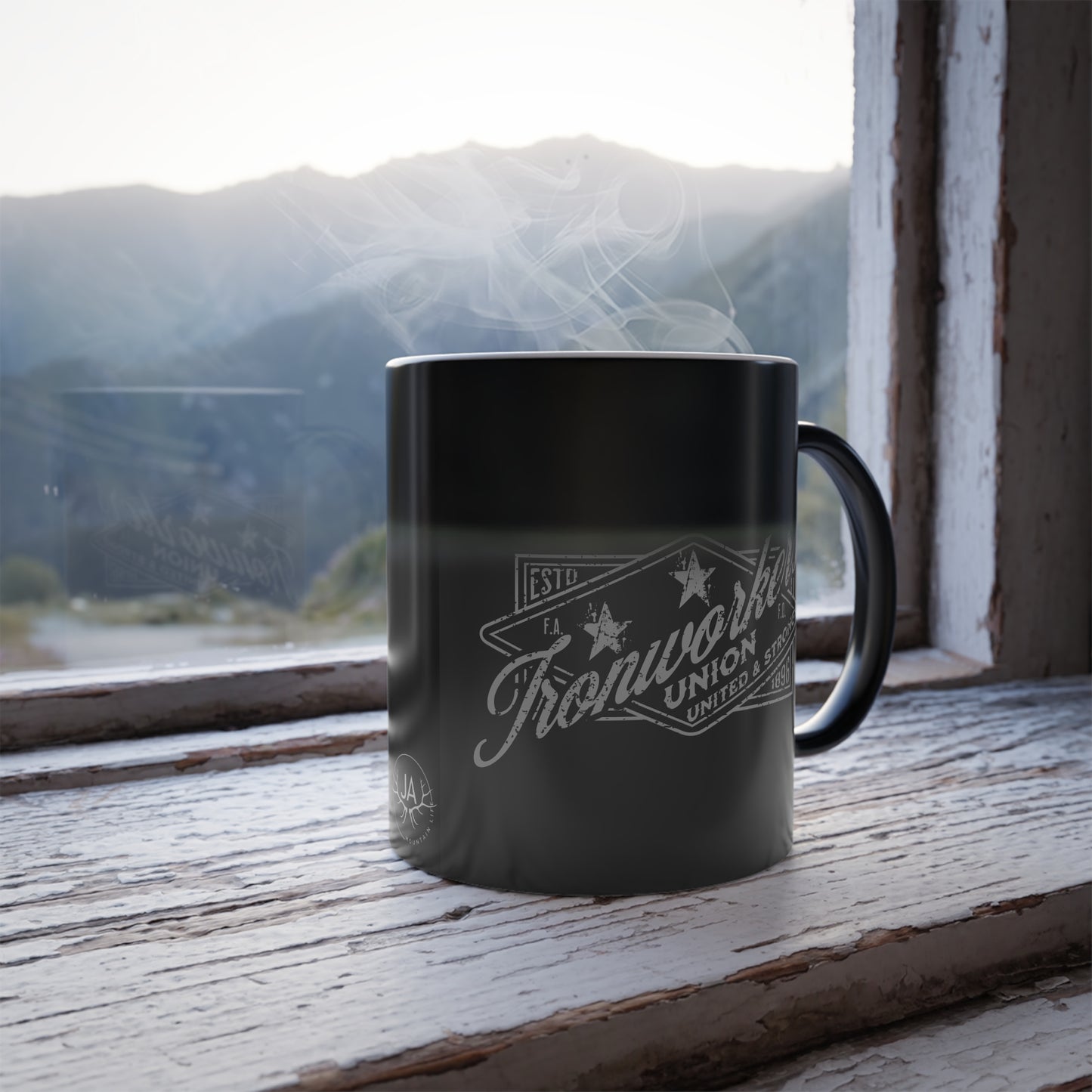 Color Morphing JA "Union Ironworkers" Mug
