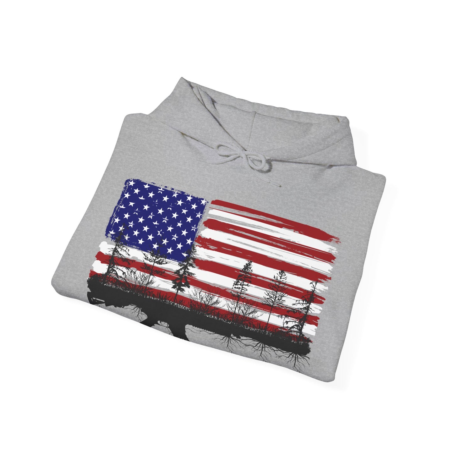 JA Red, White and Blue Rooted AR Hoodie
