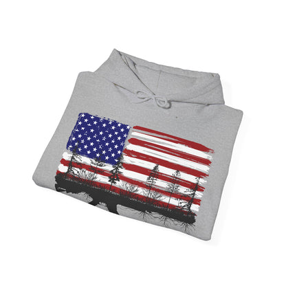 JA Red, White and Blue Rooted AR Hoodie