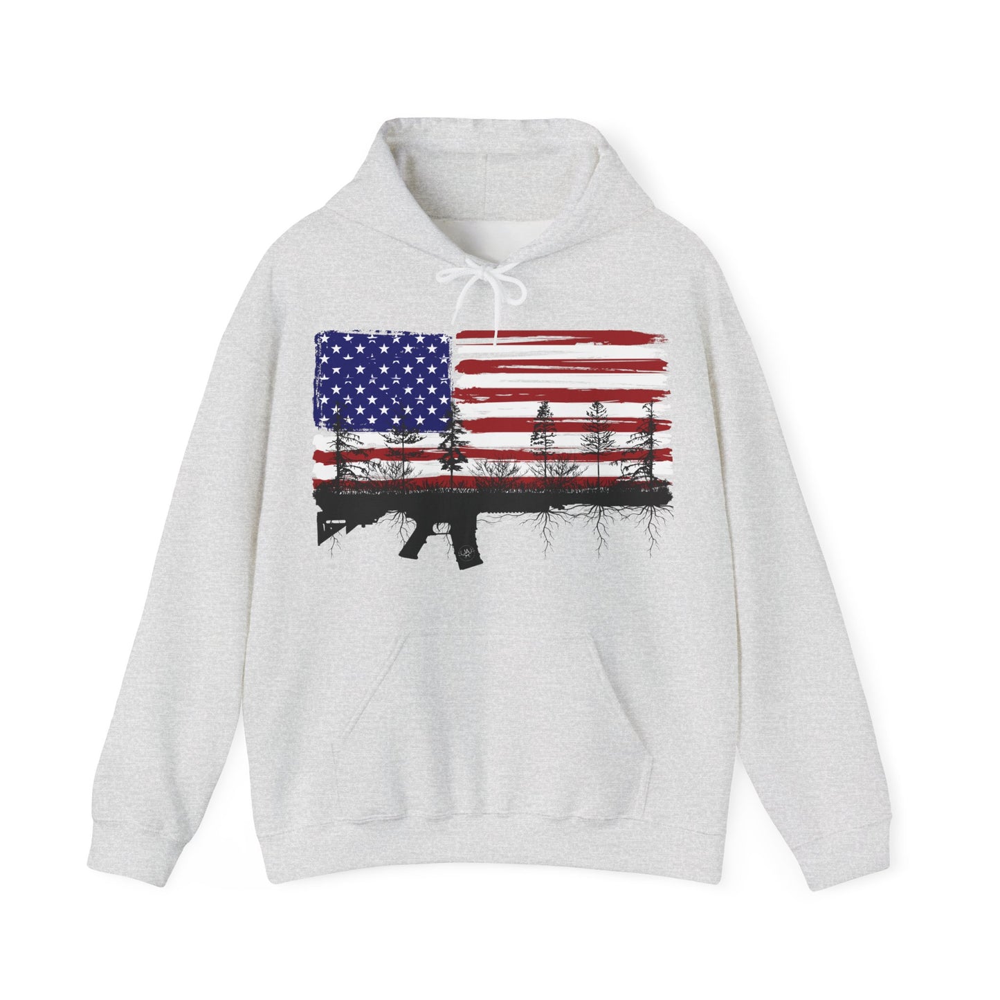 JA Red, White and Blue Rooted AR Hoodie