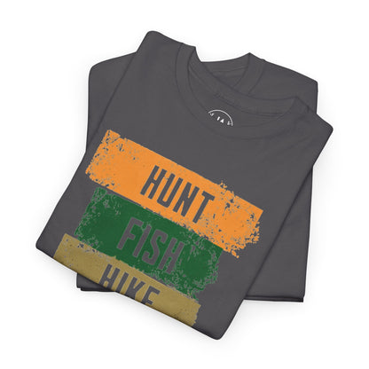 JA Hunt, Fish, Hike, Repeat T-Shirt