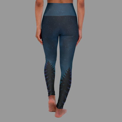 JA Night sky-High Waisted-Leggings
