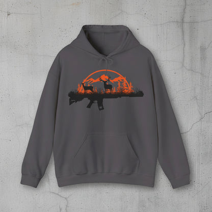 Muley Outdoors Orange Hunting Life Hoodie