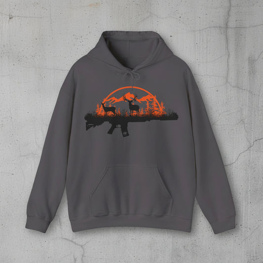 Muley Outdoors Orange Hunting Life Hoodie