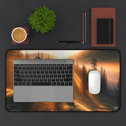 JA Early Morning Bull Desk Mat