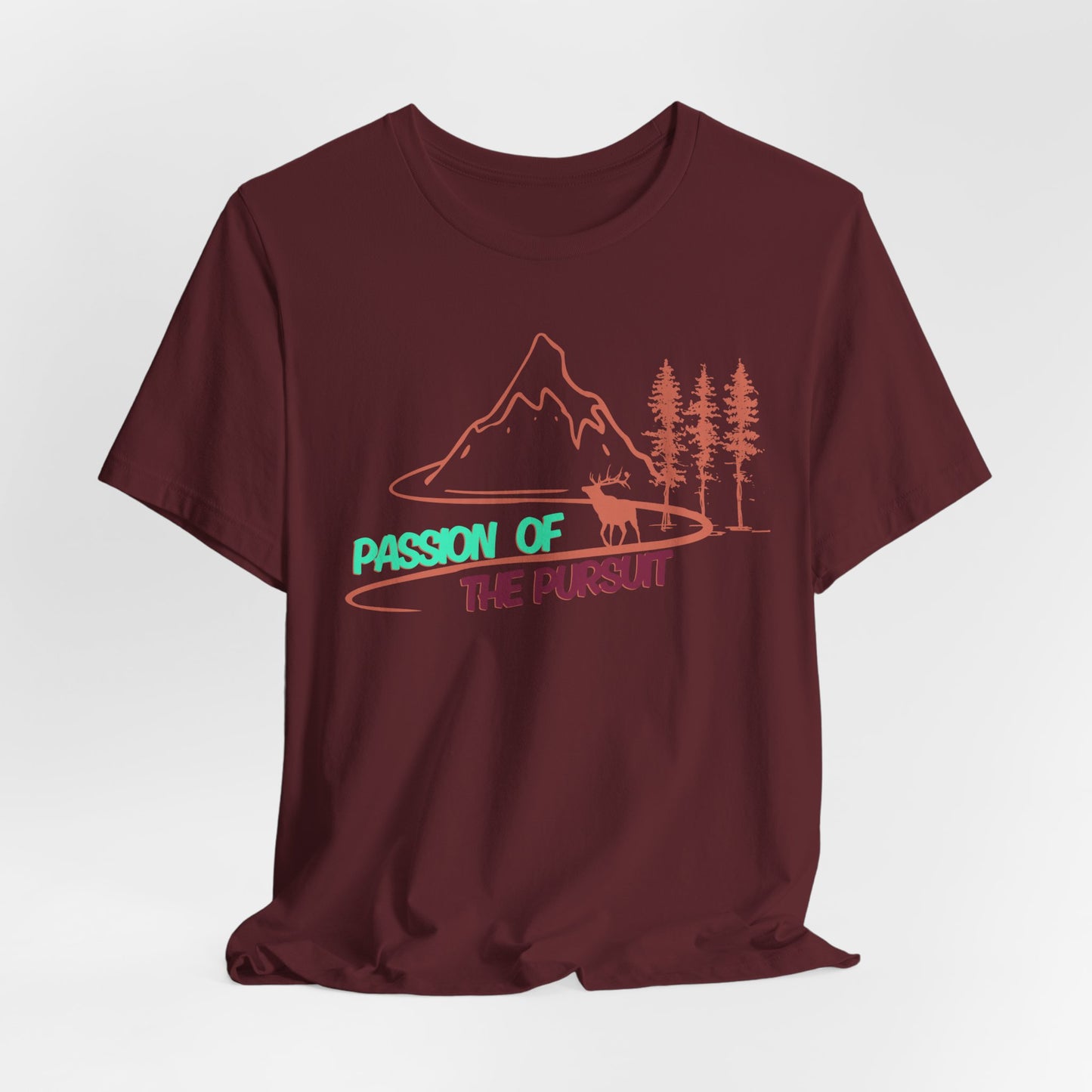 PASSSION OF THE PURSUIT ELK Unisex Jersey Short Sleeve Tee
