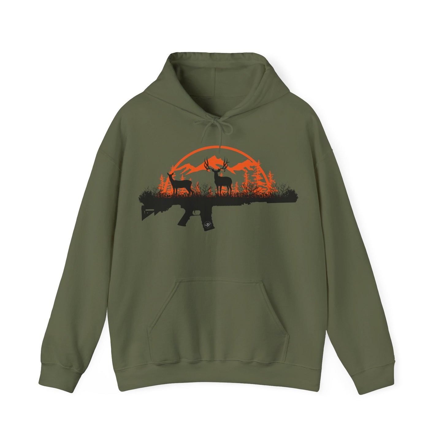 Muley Outdoors Orange Hunting Life Hoodie