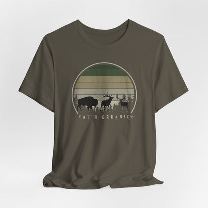 JA EAT'N ORGANIC Bison, ELK, Muley T-Shirt