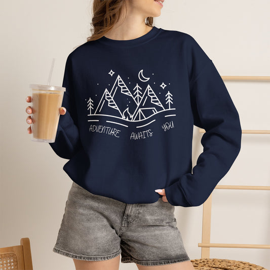 JA Adventure Awaits You Crewneck Sweatshirt