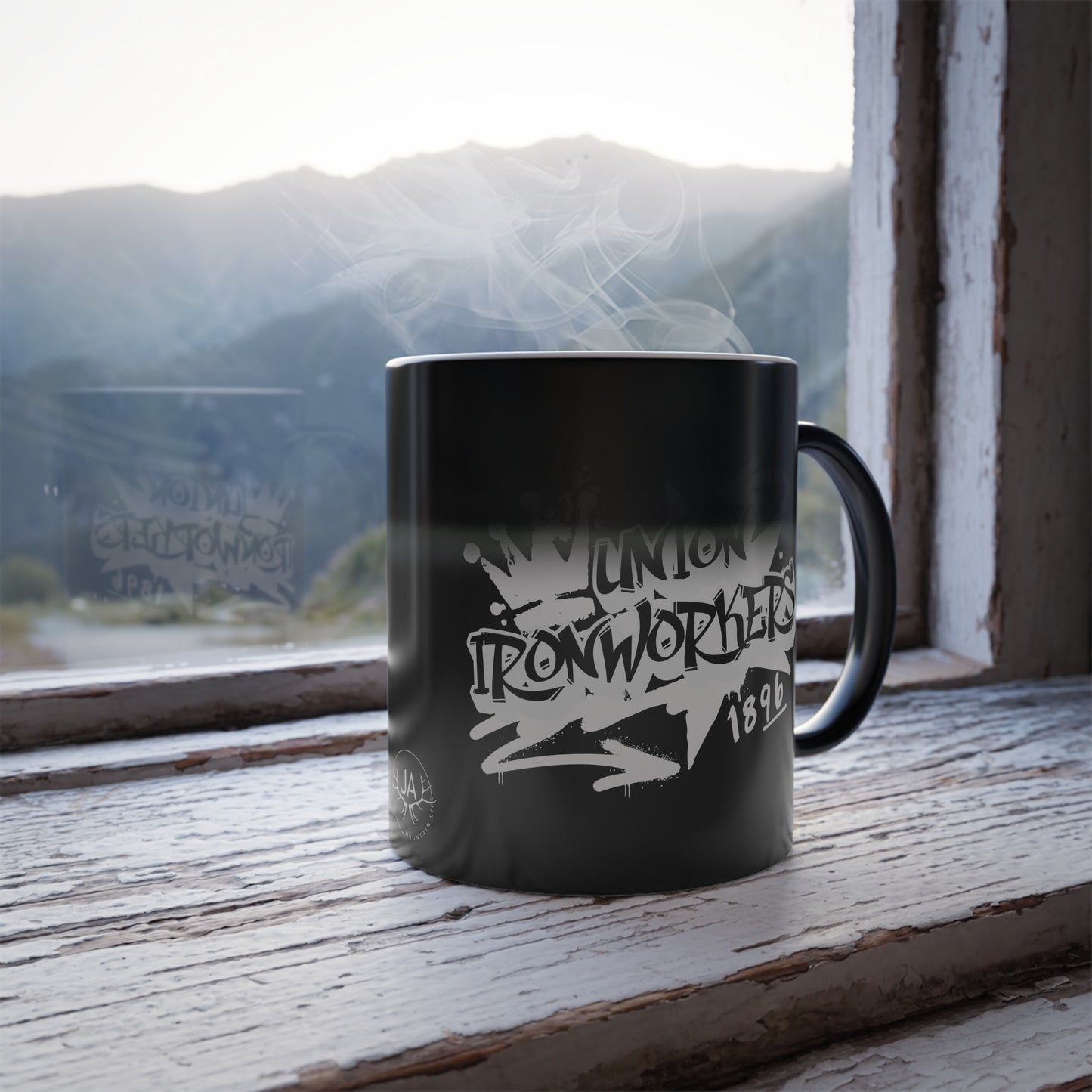 Color Morphing Union Ironworkers Mug