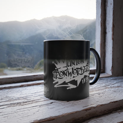 Color Morphing Union Ironworkers Mug