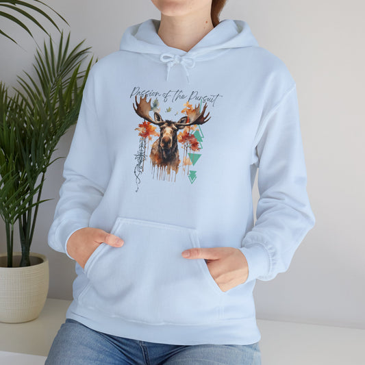 Passion of the Pursuit Moose Hoodie