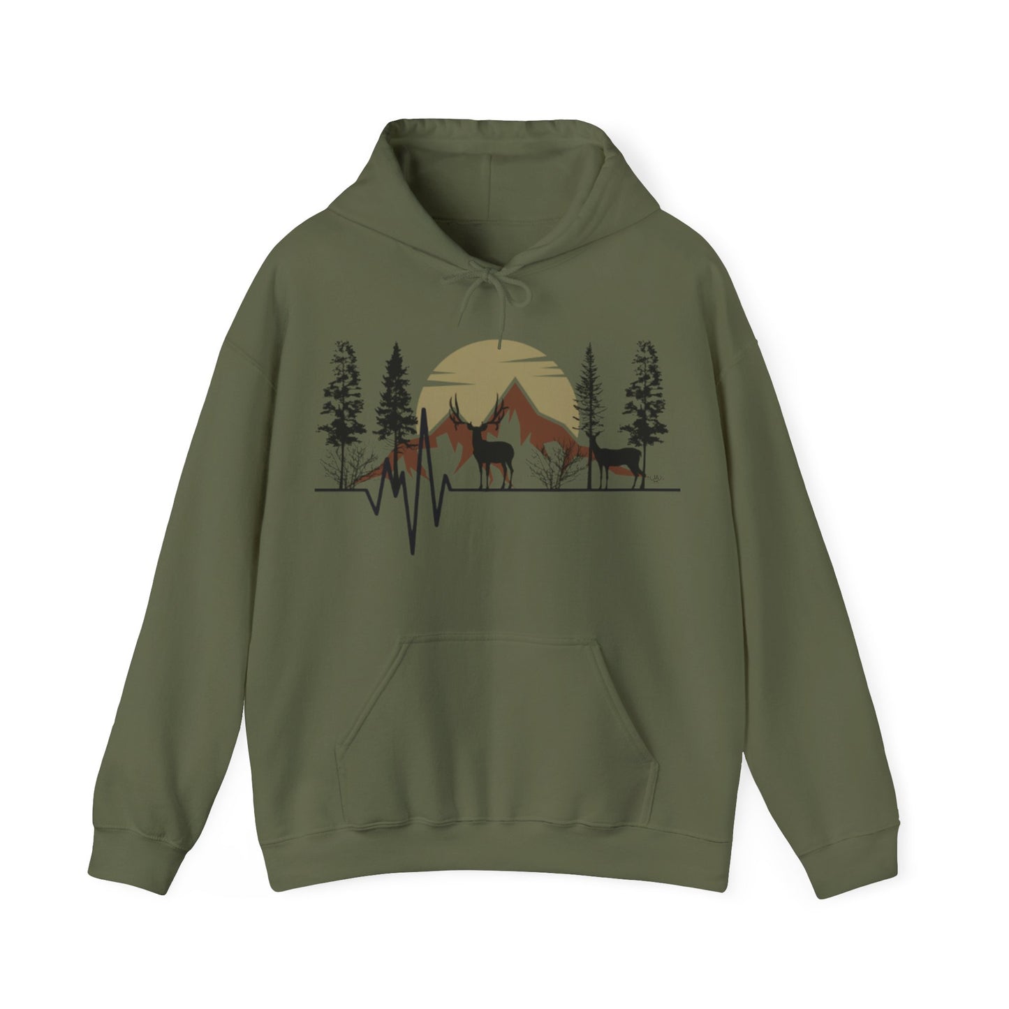 Muley Hunter Heartbeat Hoodie