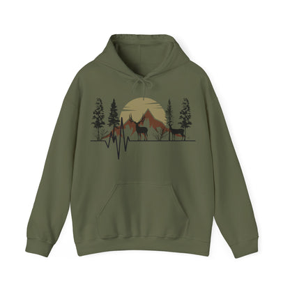 Muley Hunter Heartbeat Hoodie