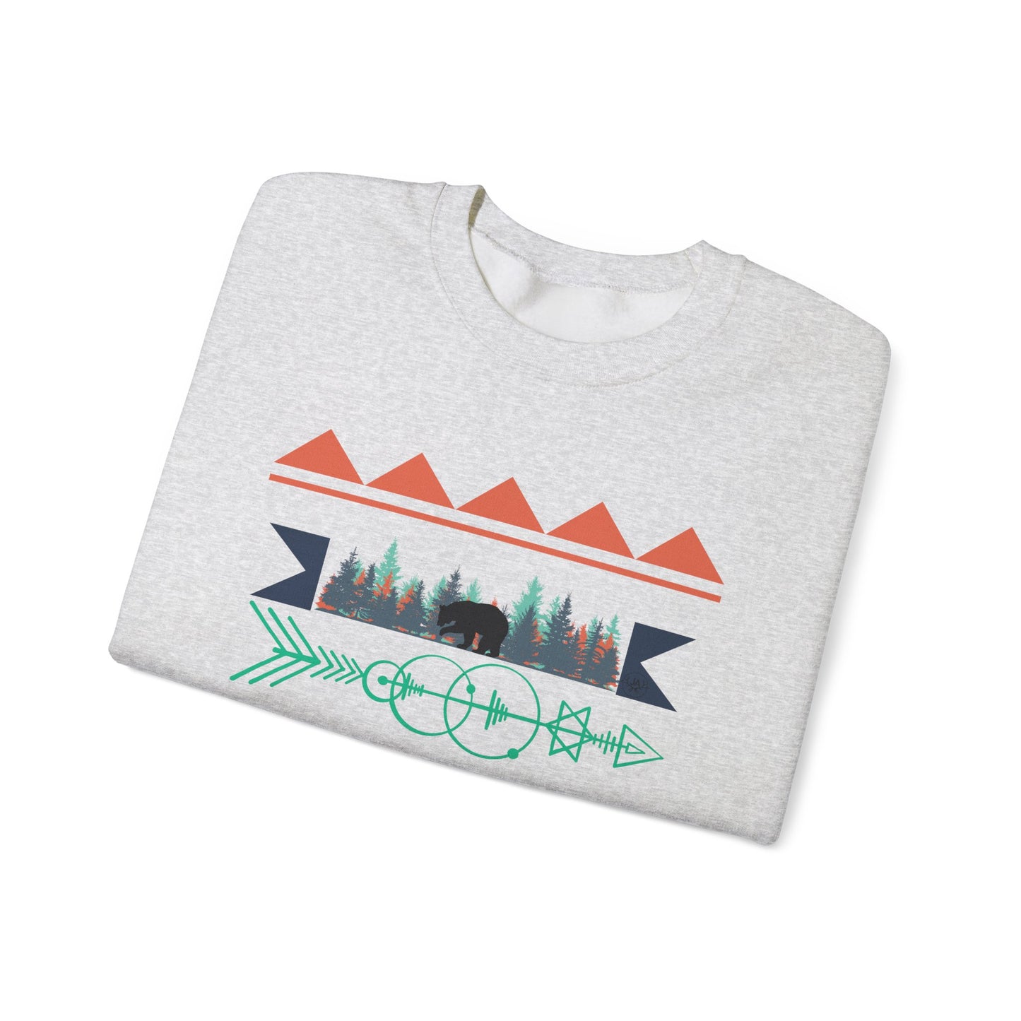 Bear Tribal Crewneck Sweatshirt