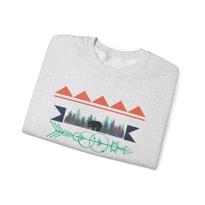 Bear Tribal Crewneck Sweatshirt