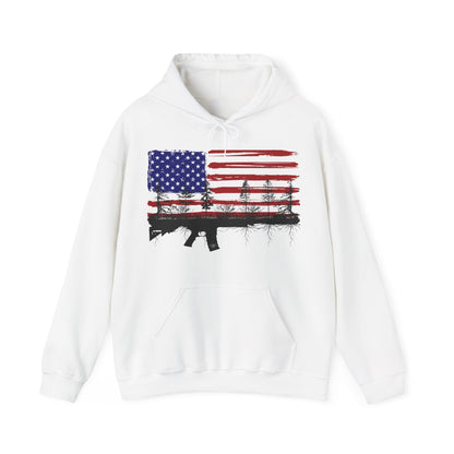 JA Red, White and Blue Rooted AR Hoodie