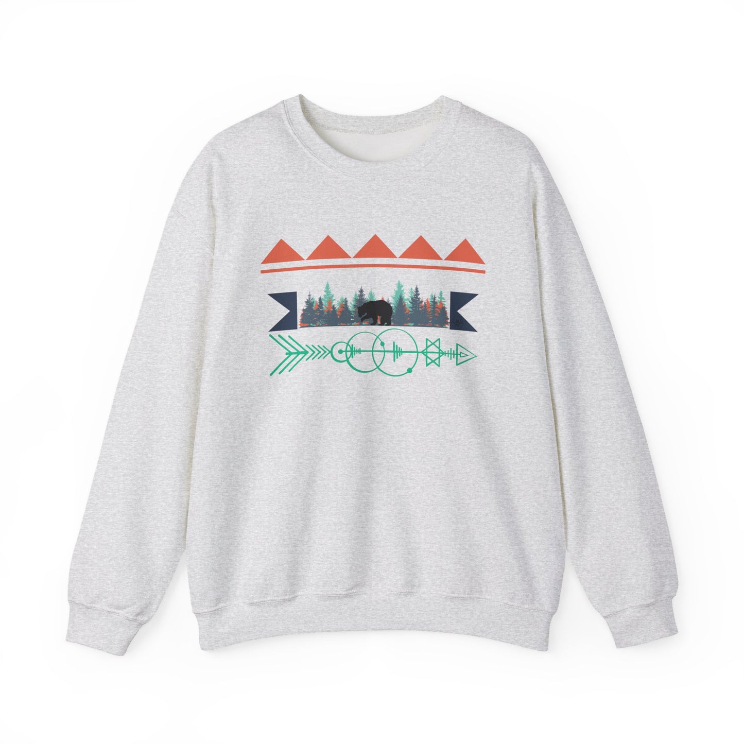 Bear Tribal Crewneck Sweatshirt