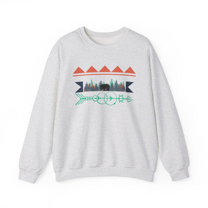 Bear Tribal Crewneck Sweatshirt