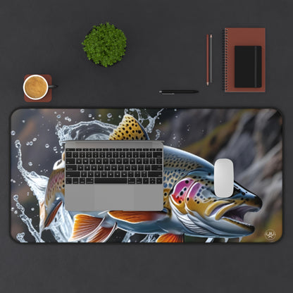 JA Rainbow Trout Desk Mat