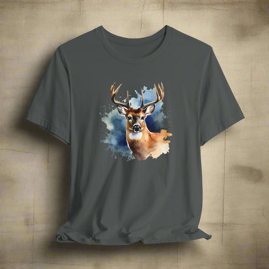JA Watercolor Deer Art T-Shirt