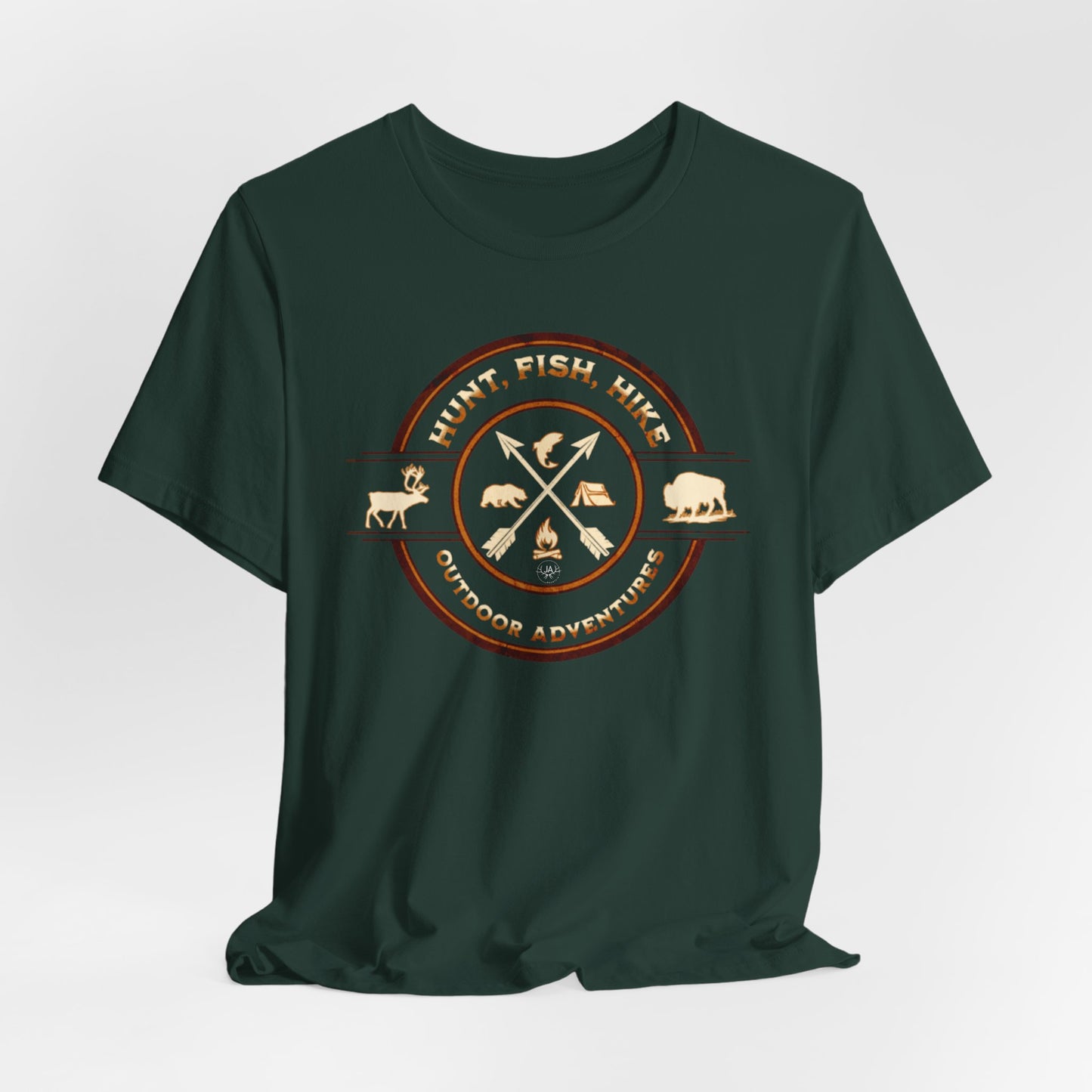 JA Hunt, Fish, Hike T-Shirt
