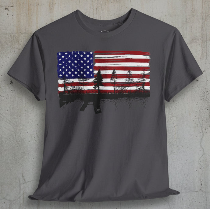 JA "ROOTED" Patriot-T shirt